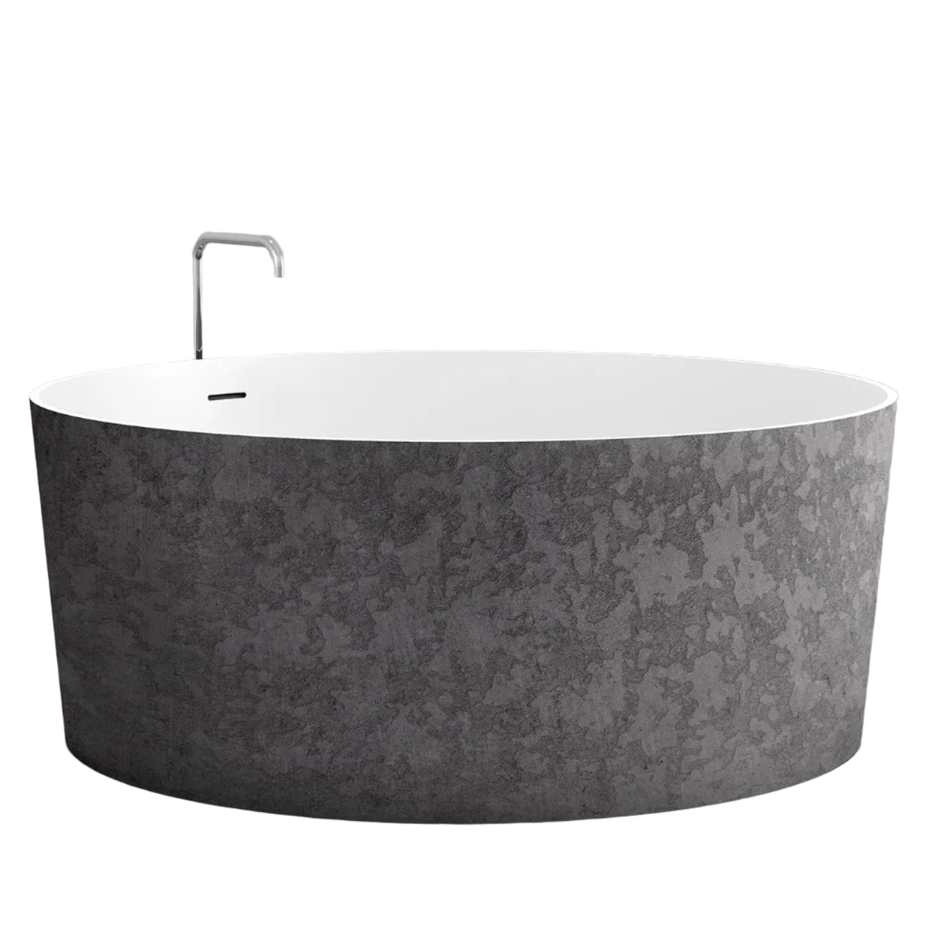 BATH TUB VI | Freestanding Deep Soak Tub | 58.9" | By VAST Studio