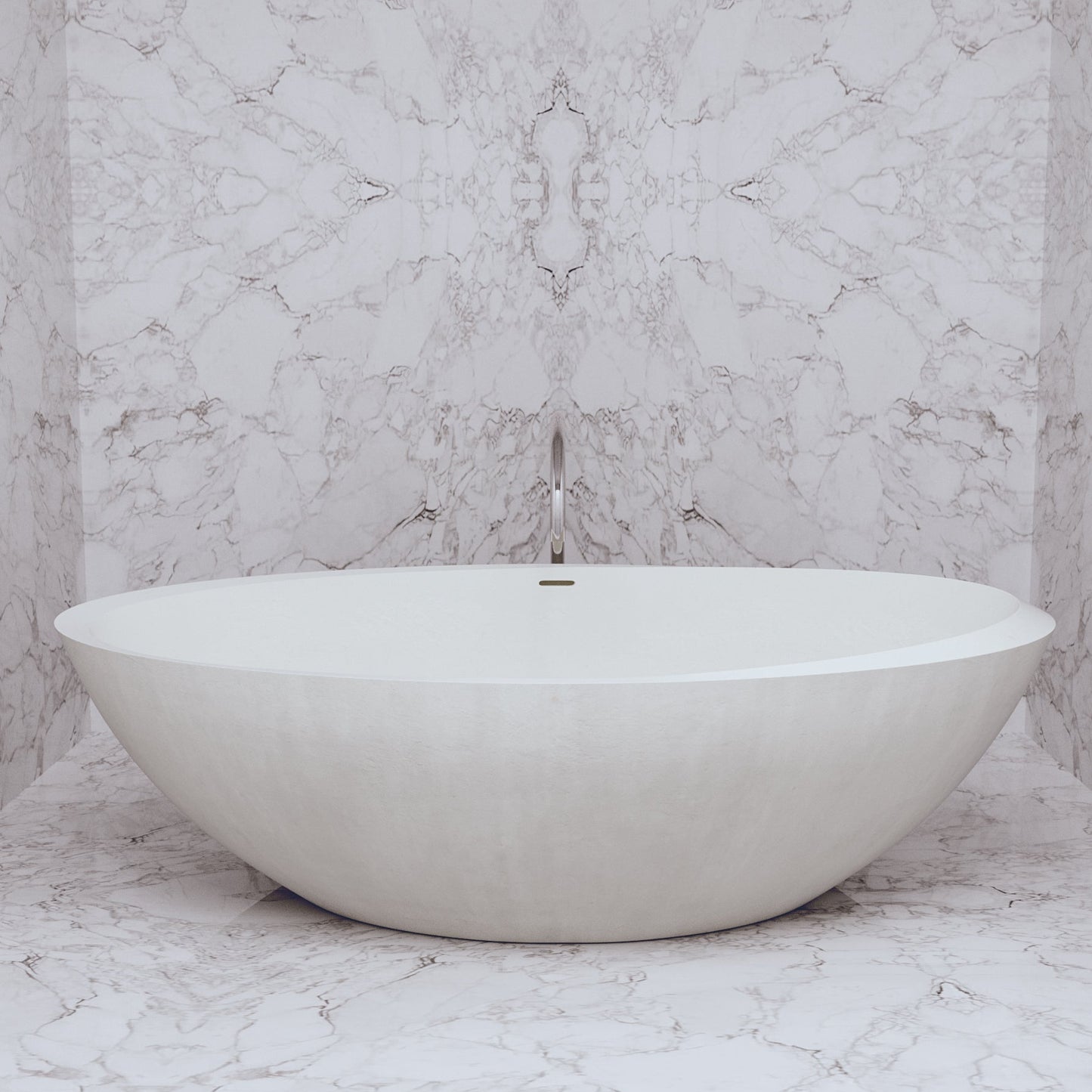 Bathtub I Freestanding Grand Ovoid Tub | 74.8" | By VAST Studio