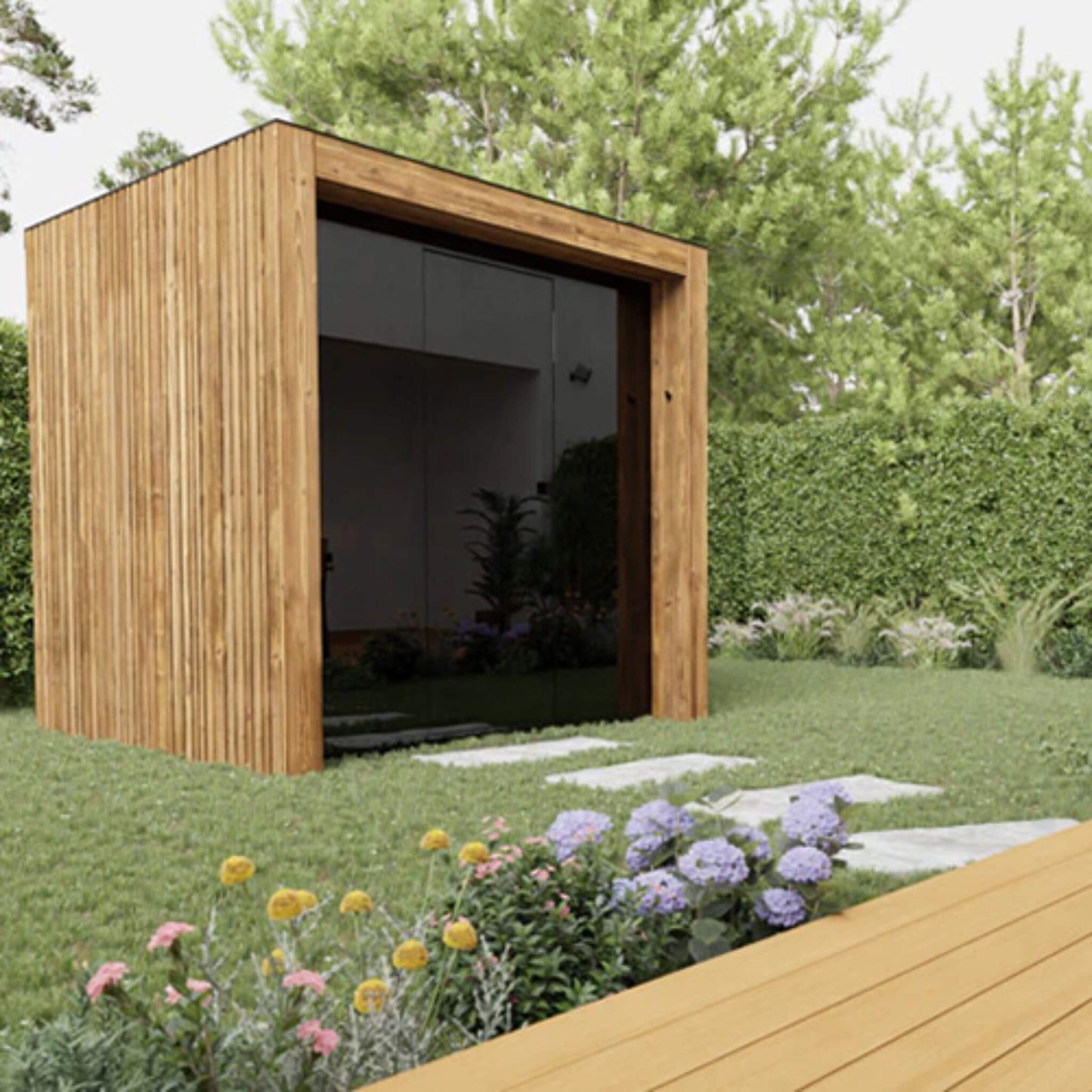 FORTIS 4-Person Outdoor Traditional Steam Sauna | By Thermasol