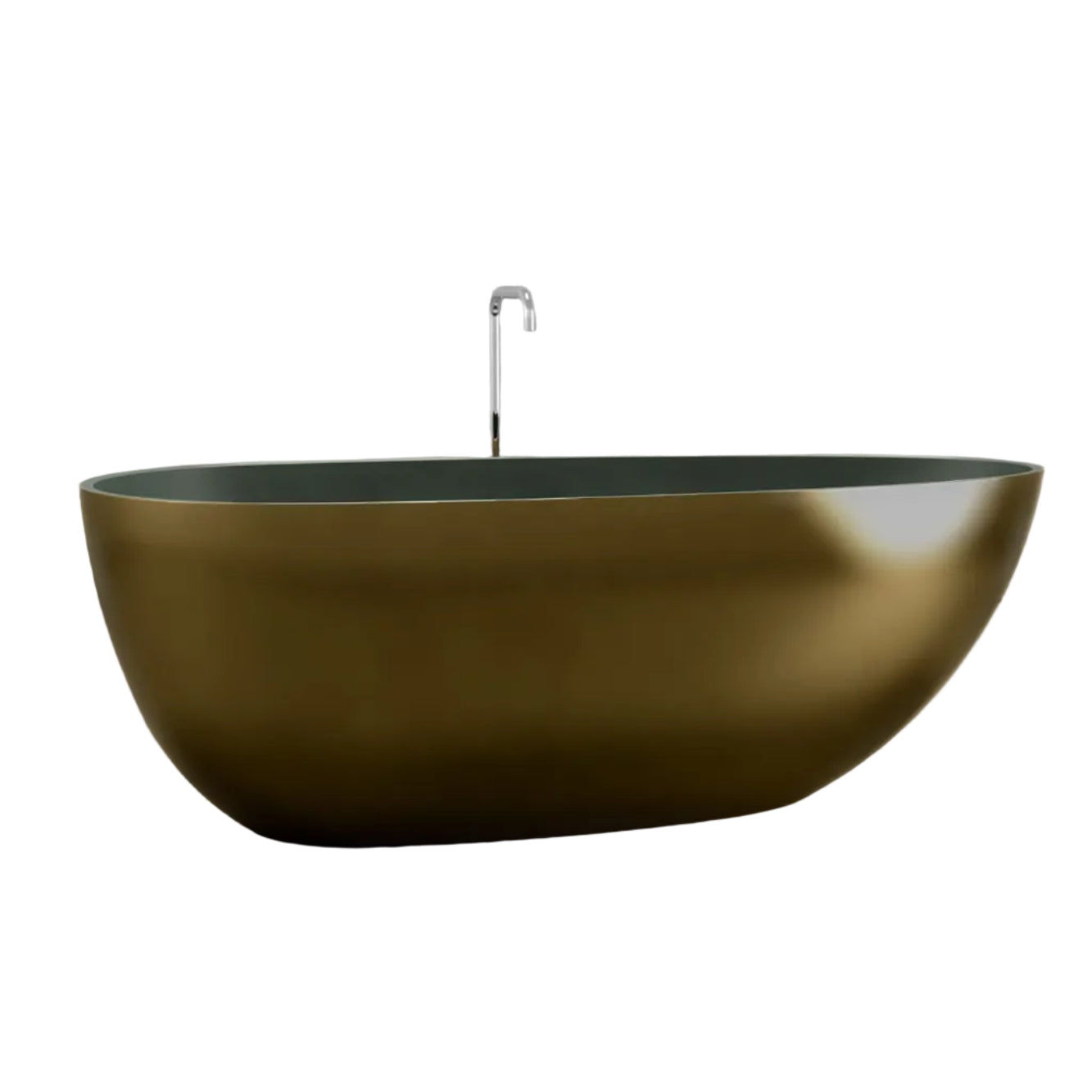 Bathtub III — Freestanding Ovoid Soaking Tub | 62.8" | By VAST Studio