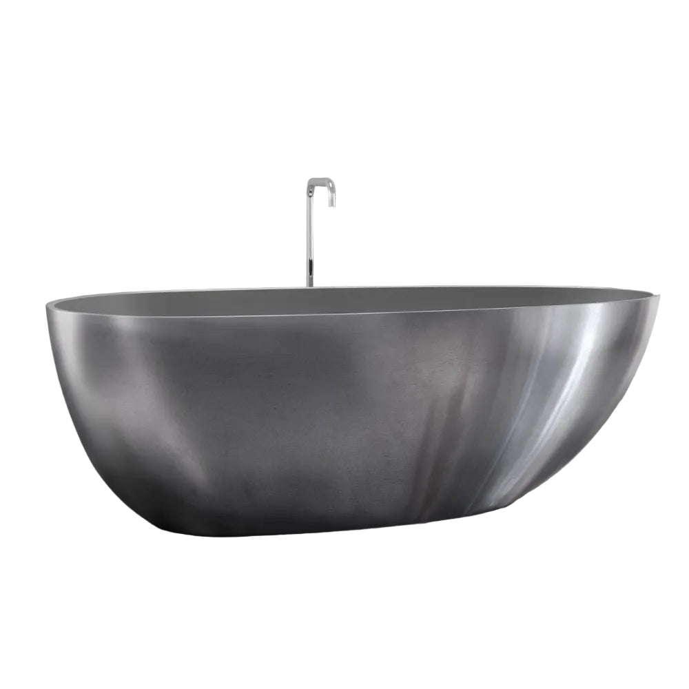 Bathtub III — Freestanding Ovoid Soaking Tub | 62.8" | By VAST Studio