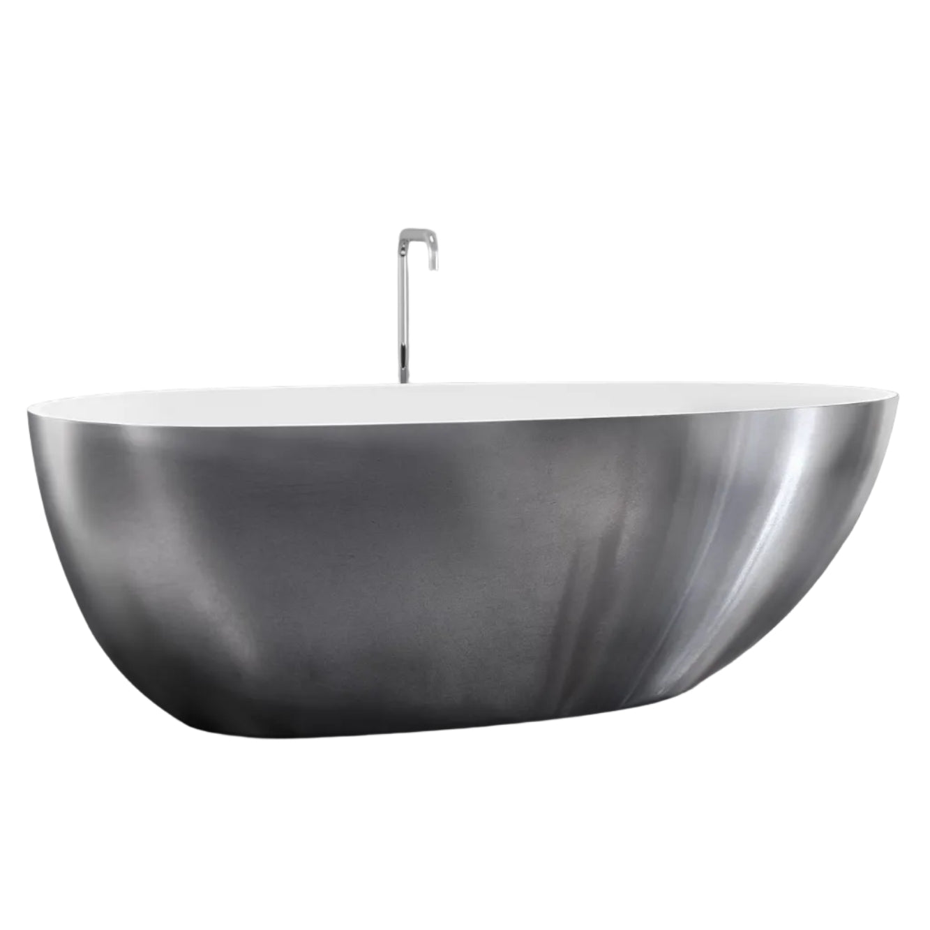 Bathtub III — Freestanding Ovoid Soaking Tub | 62.8" | By VAST Studio
