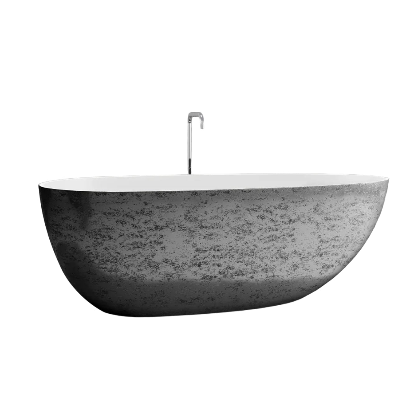 Bathtub III — Freestanding Ovoid Soaking Tub | 62.8" | By VAST Studio