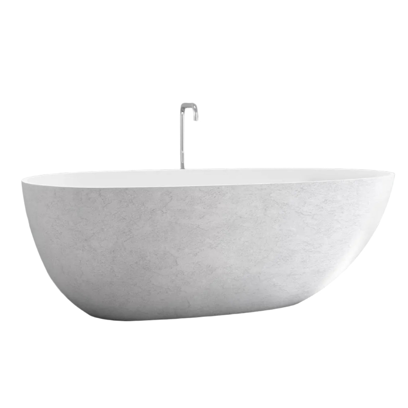 Bathtub III — Freestanding Ovoid Soaking Tub | 62.8" | By VAST Studio