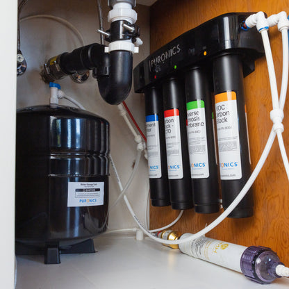 Hydration Pillars | Including Tap Faucet, RO Filtration, Mineralization & Structured Water | In-Line Under-Sink