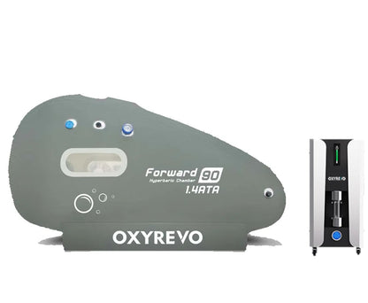 OXYREVO oxygen concentrator on a white background
