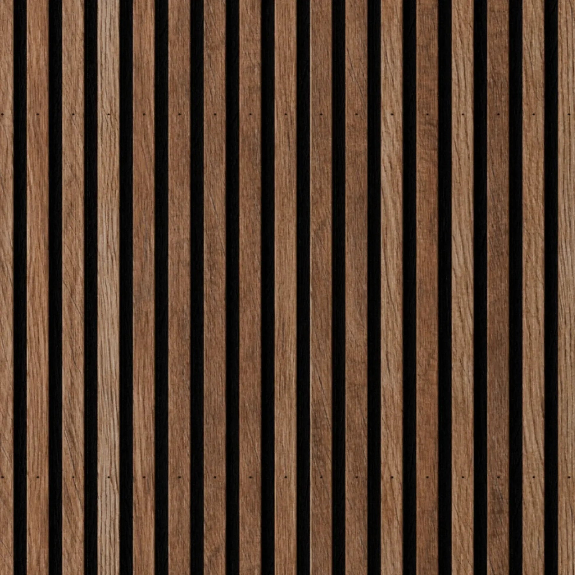 Wooden panel with vertical stripes on a black background
