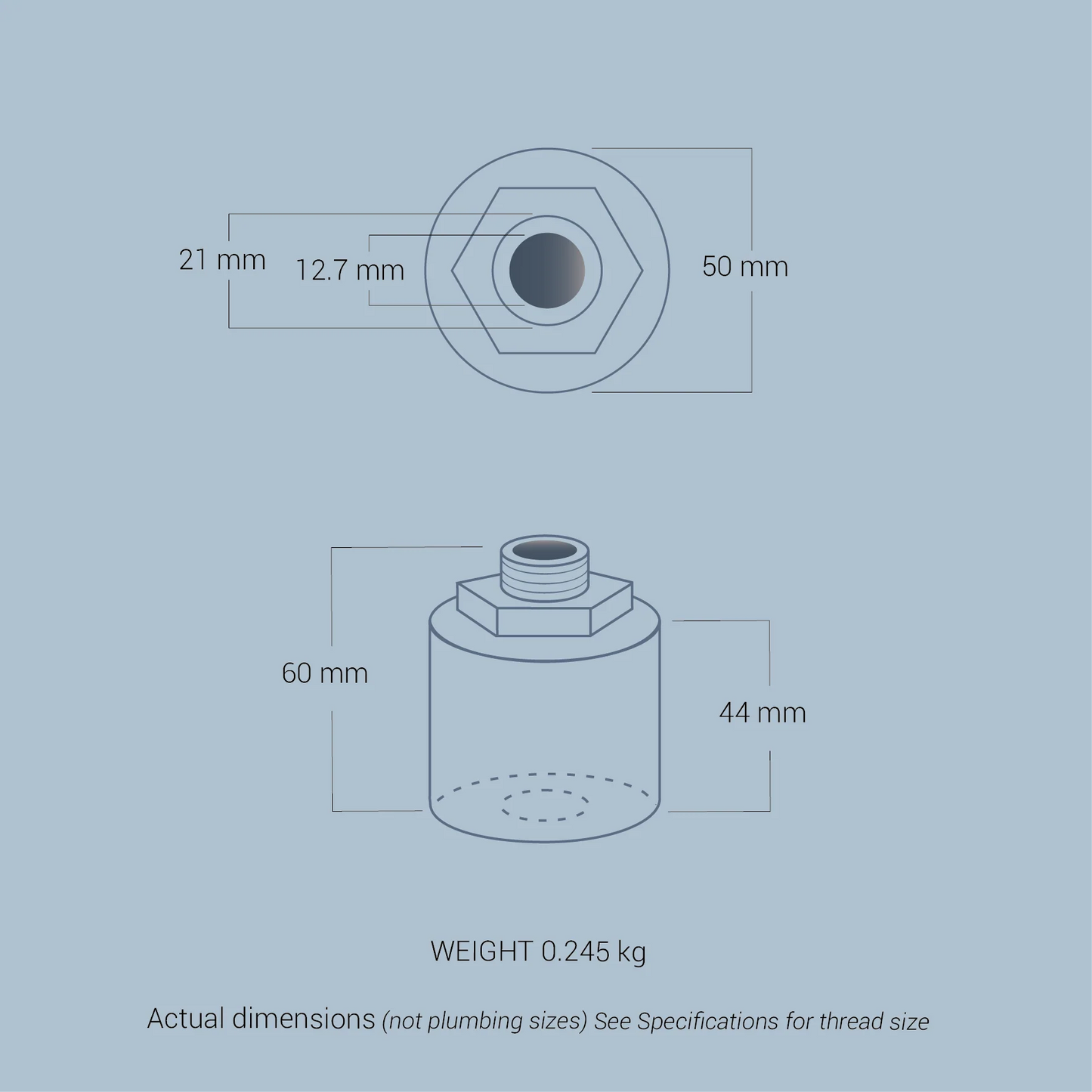 IRIS Structured Water Device | Shower Or Under-Sink | Apartment, Short Term Rental Or Travel Use | By MEA Water®