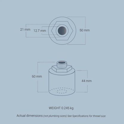IRIS Structured Water Device | Shower Or Under-Sink | Apartment, Short Term Rental Or Travel Use | By MEA Water®