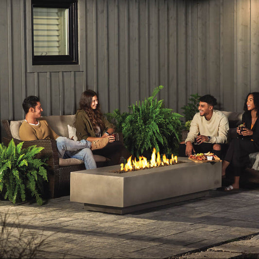 72-Inch Gas Fire Table | The Patio Elegance Fire Table | Outdoor Fire For Your Wellness Sanctuary