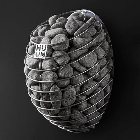 THE DROP | Wall Mount Sauna Heater With Digital Controller & Stones | By Huum