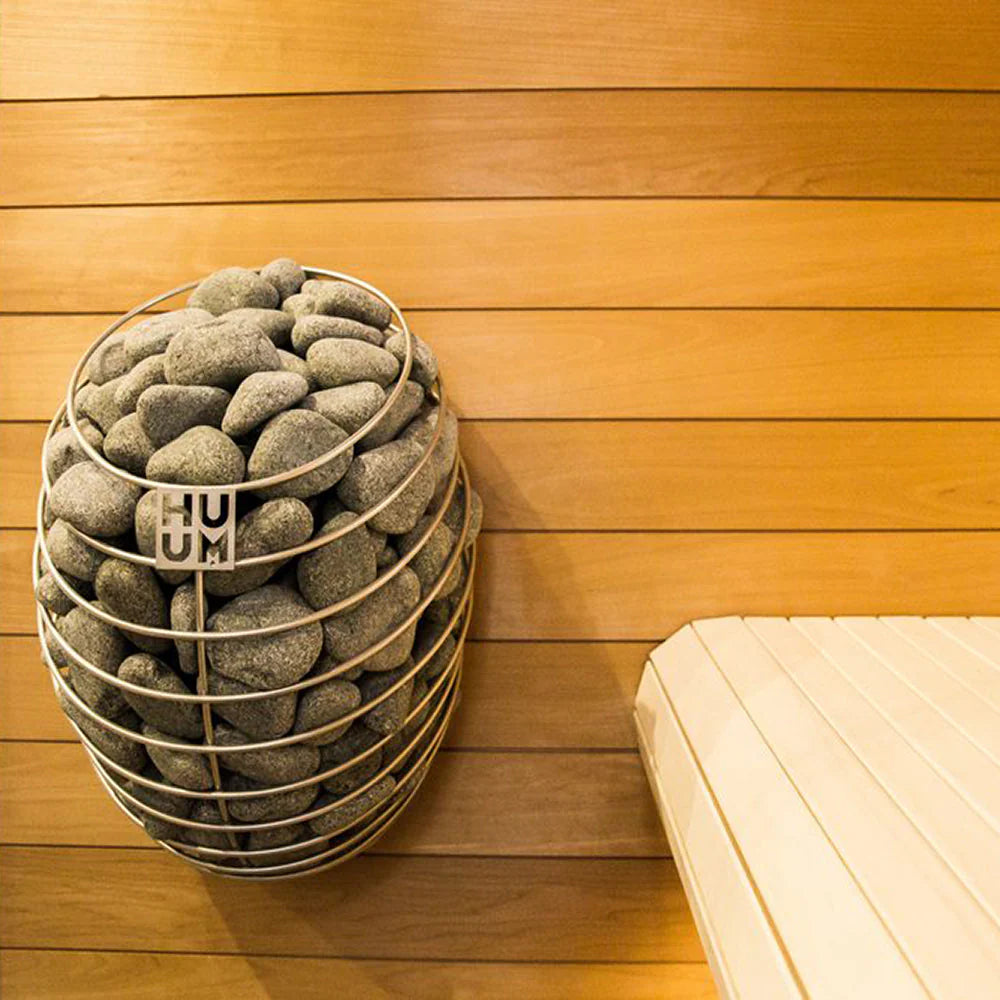 THE DROP | Wall Mount Sauna Heater With Digital Controller & Stones | By Huum