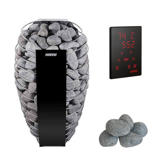 HARVIA SPIRIT UL | Sauna Heater (Electric) With Digital Wifi Control + Stones