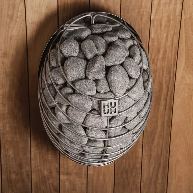 THE DROP | Wall Mount Sauna Heater With Digital Controller & Stones | By Huum