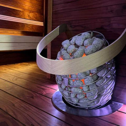 THE DROP | Wall Mount Sauna Heater With Digital Controller & Stones | By Huum