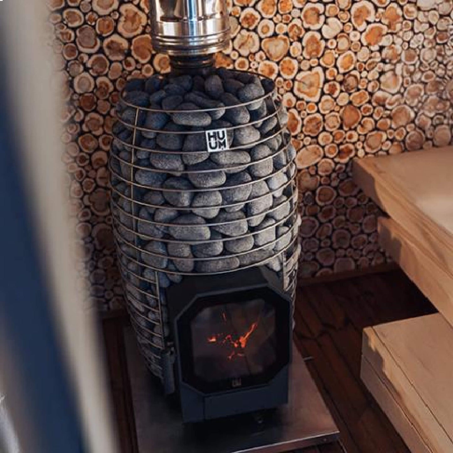HIVE FLOW | 9.5 kW Wood-Burning Sauna Stove | BY Huum