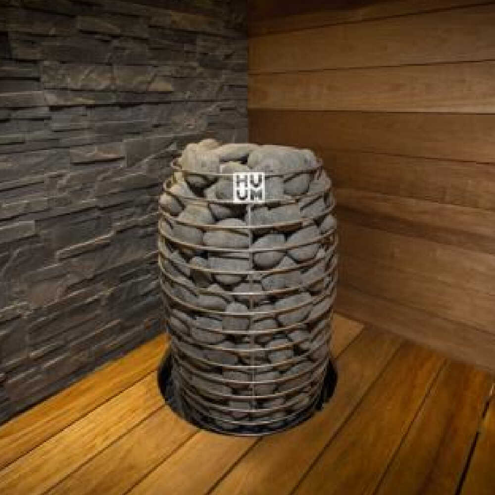 HIVE MINI | Floor Mount Traditional Sauna Heater With Digital Control & Stones | By Huum