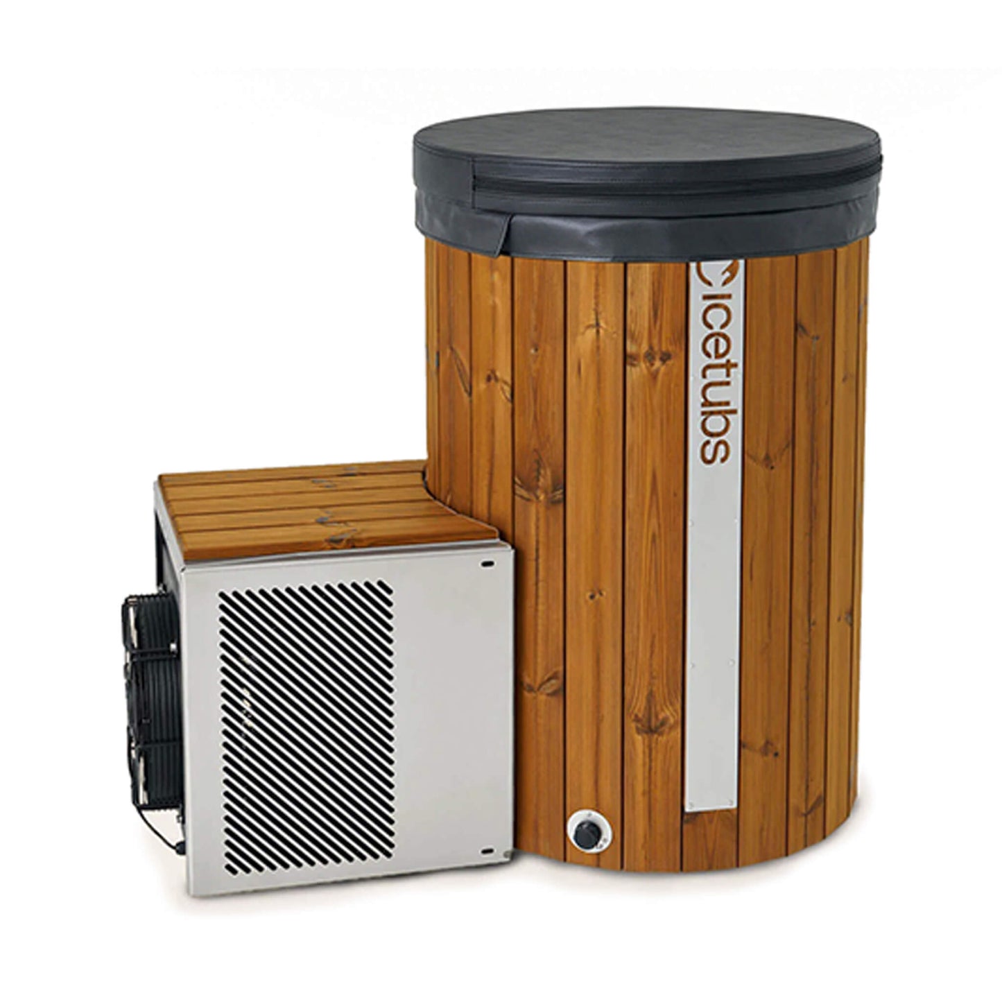 ICE BARREL | Thermowood & Fibreglass | Barrel Cold Plunge With Chiller System By IceTubs