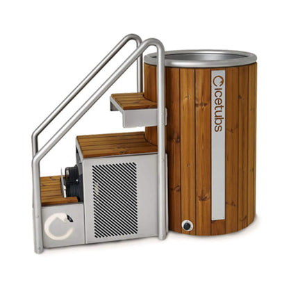 ICE BARREL | Thermowood & Fibreglass | Barrel Cold Plunge With Chiller System By IceTubs