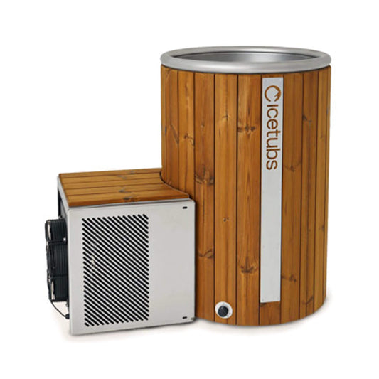 ICE BARREL | Thermowood & Fibreglass | Barrel Cold Plunge With Chiller System By IceTubs