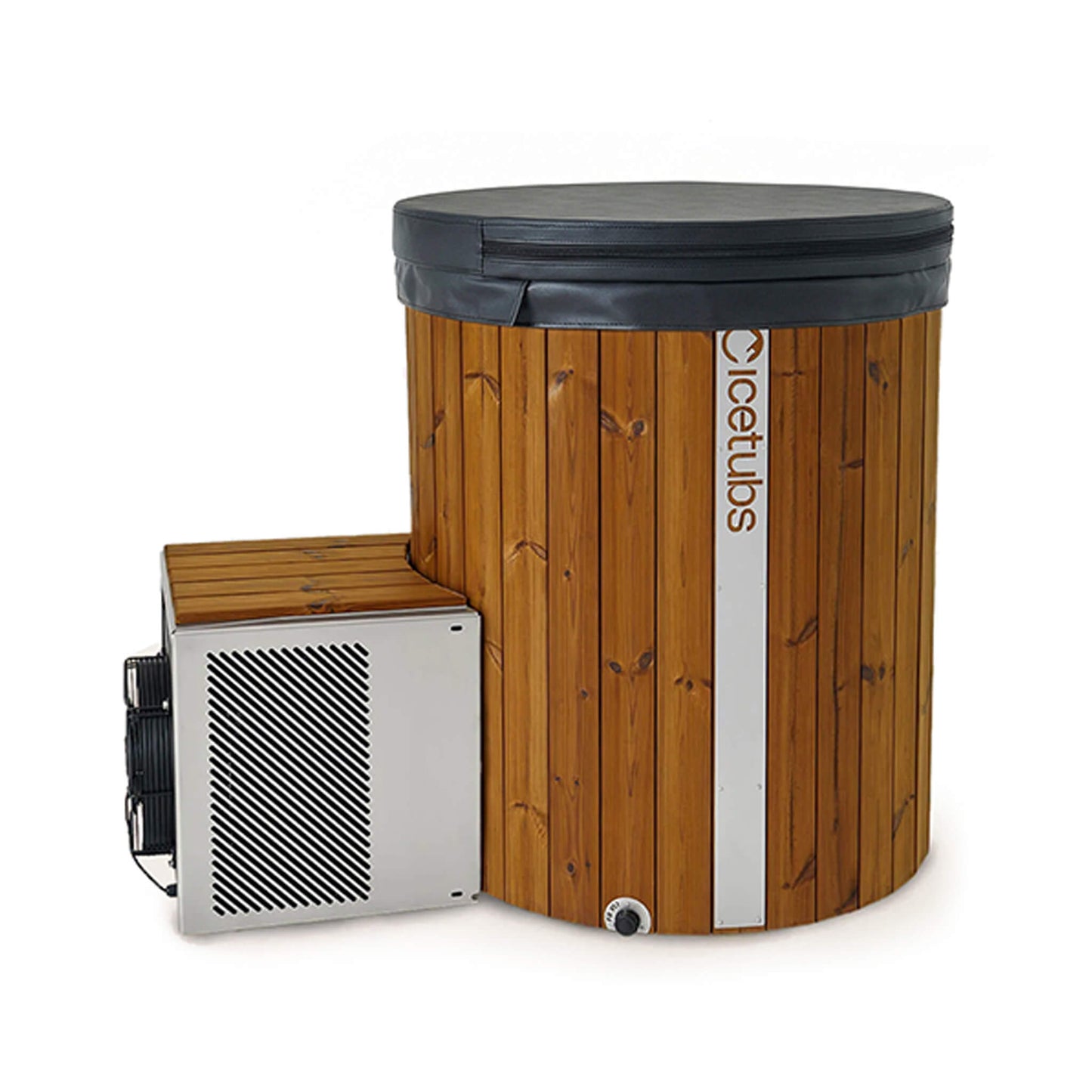 ICE BARREL XL | Thermowood & Fibreglass | Barrel Cold Plunge With Chiller System By IceTubs