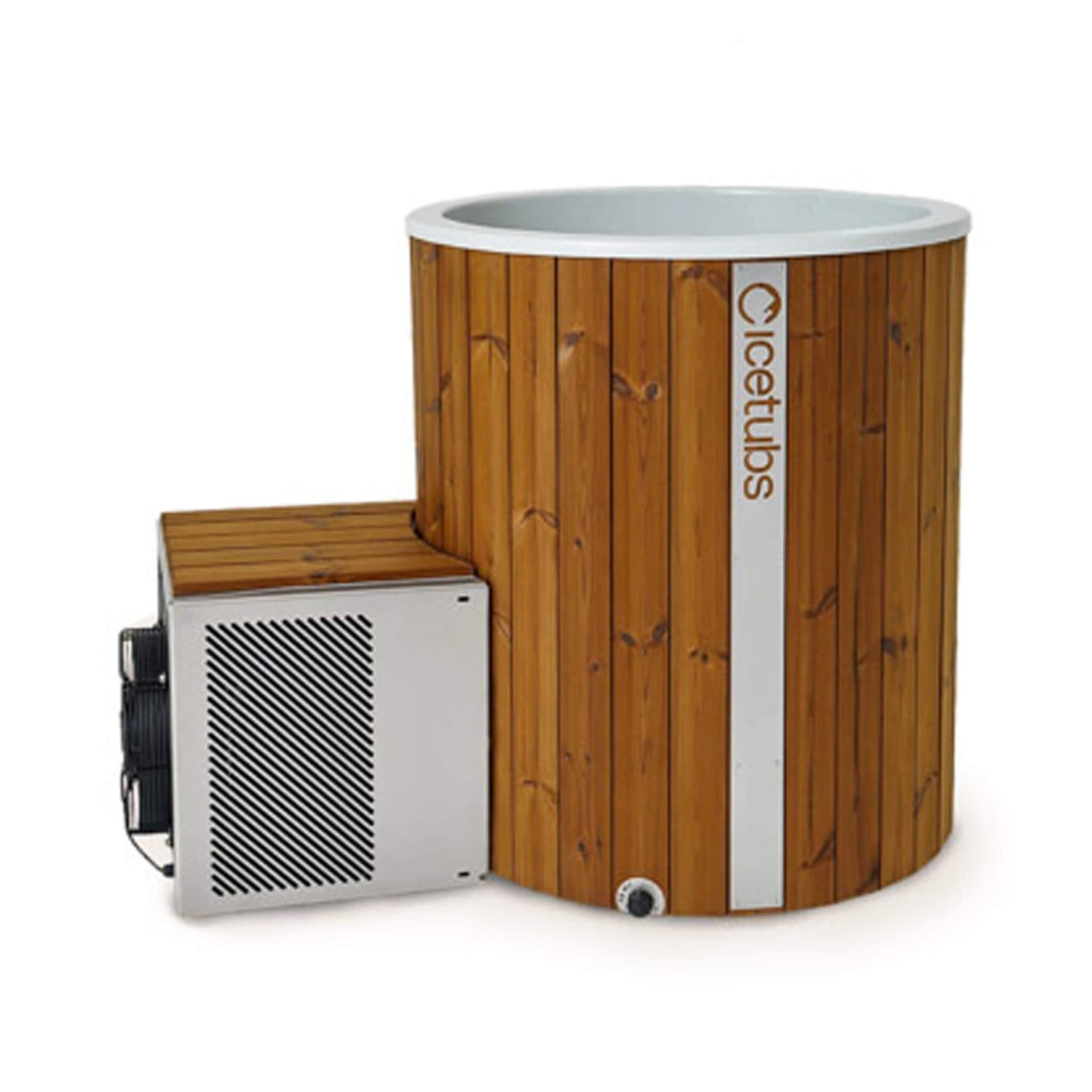 ICE BARREL XL | Thermowood & Fibreglass | Barrel Cold Plunge With Chiller System By IceTubs