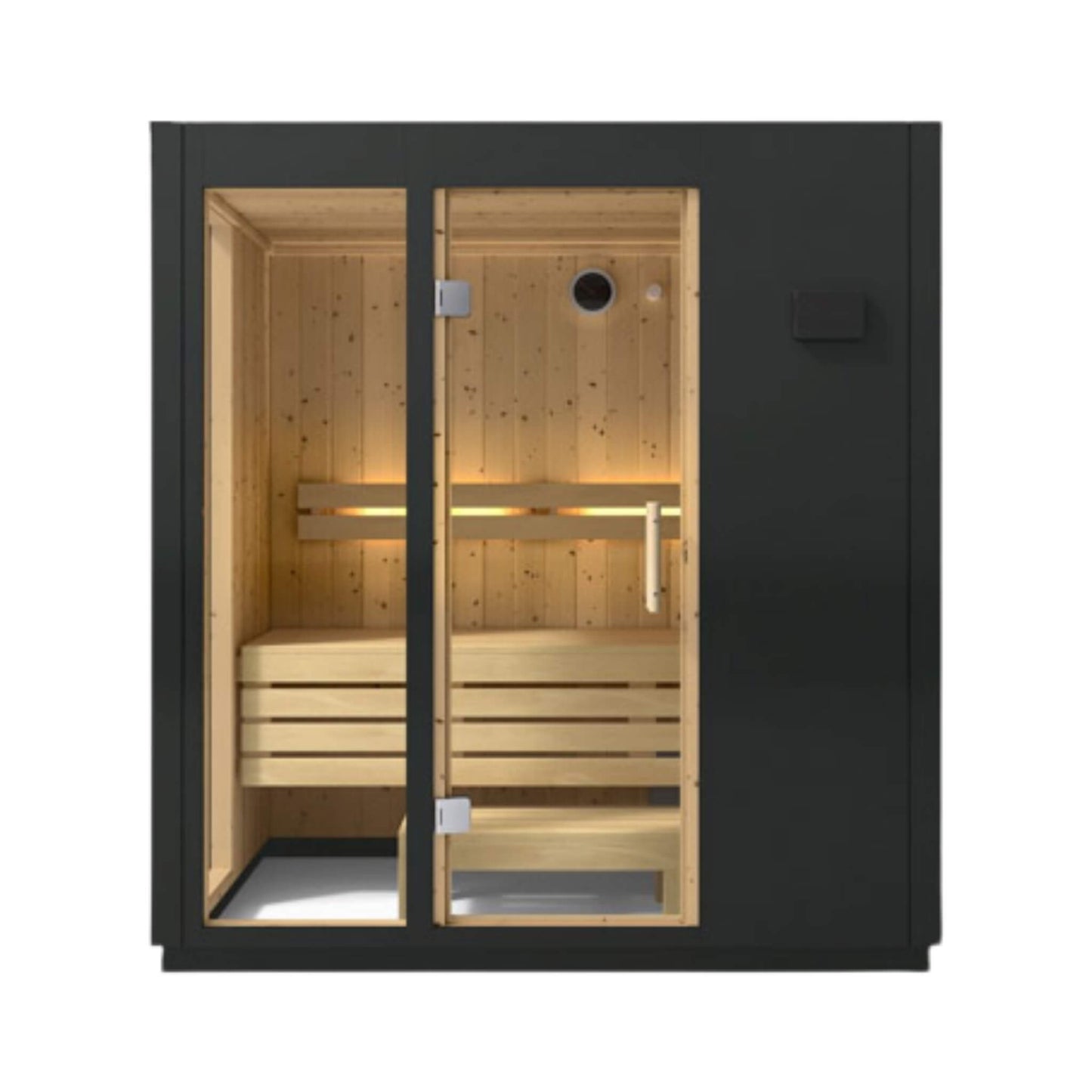 C1 Indoor Traditional Steam Sauna | 2, 3 Or 5-Person | Graphite Gray | By Kohler