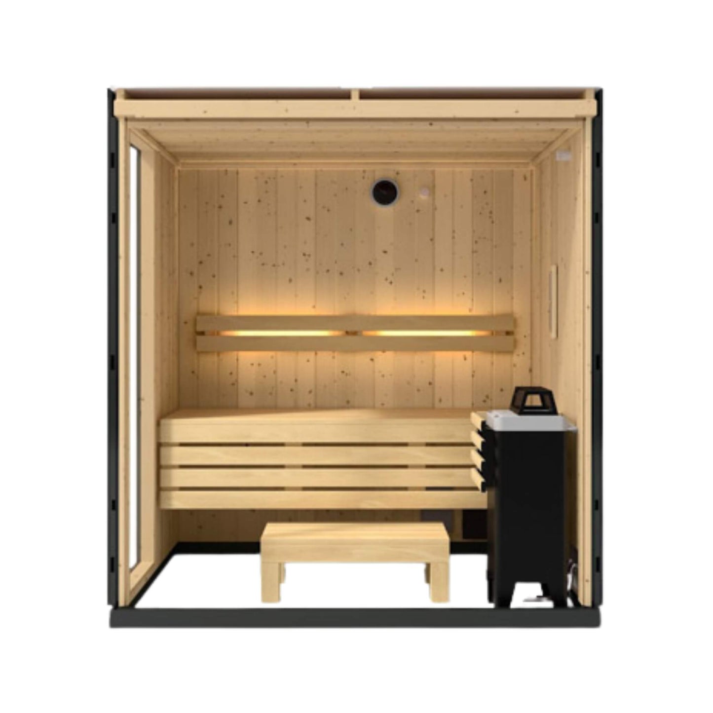 C1 Indoor Traditional Steam Sauna | 2, 3 Or 5-Person | Graphite Gray | By Kohler