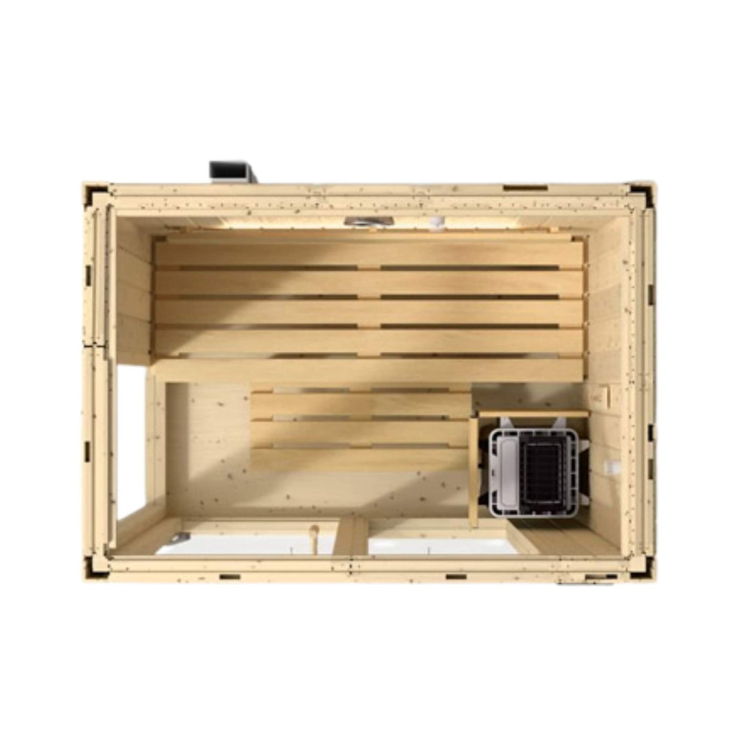C1 Indoor Traditional Steam Sauna | 2, 3 Or 5-Person | Scandinavian Spruce | By Kohler