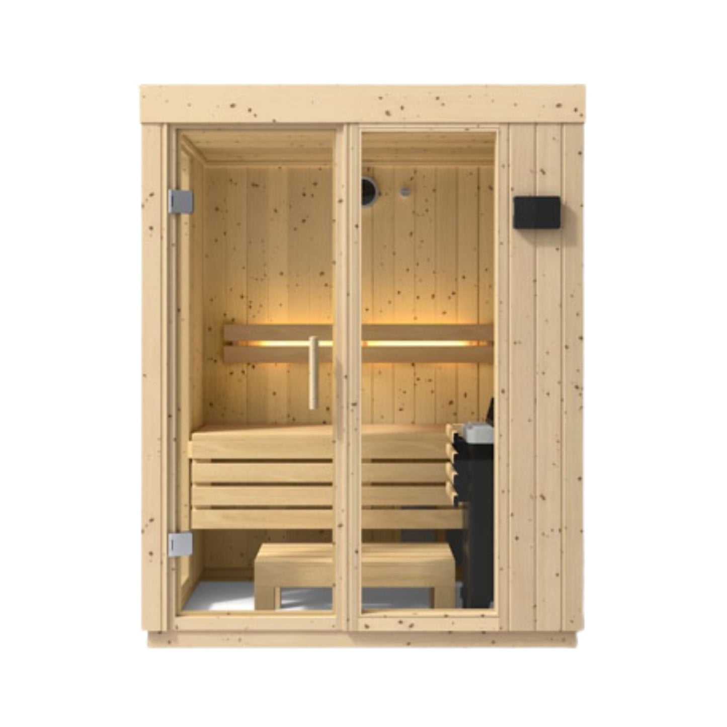 C1 Indoor Traditional Steam Sauna | 2, 3 Or 5-Person | Scandinavian Spruce | By Kohler