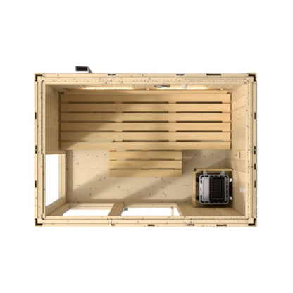 C1 Indoor Traditional Steam Sauna | 2, 3 Or 5-Person | Scandinavian Spruce | By Kohler
