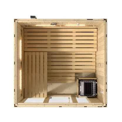 C1 Indoor Traditional Steam Sauna | 2, 3 Or 5-Person | Scandinavian Spruce | By Kohler