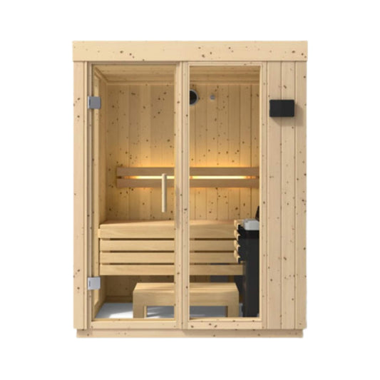 C1 Indoor Traditional Steam Sauna | 2, 3 Or 5-Person | Scandinavian Spruce | By Kohler