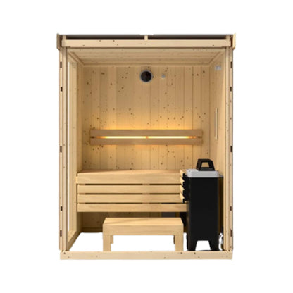 C1 Indoor Traditional Steam Sauna | 2, 3 Or 5-Person | Scandinavian Spruce | By Kohler