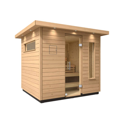 C2 Outdoor Traditional Steam Sauna | 3, 5 Or 6-Person | Douglas Fir Scandinavian Spruce | By Kohler