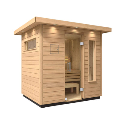 C2 Outdoor Traditional Steam Sauna | 3, 5 Or 6-Person | Douglas Fir Scandinavian Spruce | By Kohler