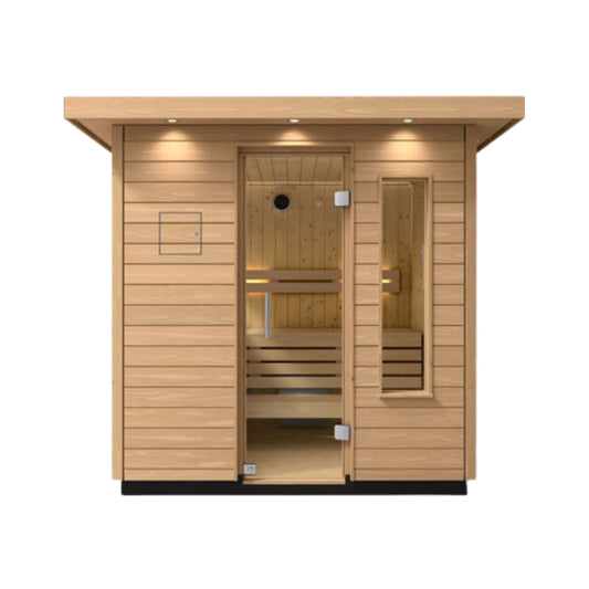 C2 Outdoor Traditional Steam Sauna | 3, 5 Or 6-Person | Douglas Fir Scandinavian Spruce | By Kohler