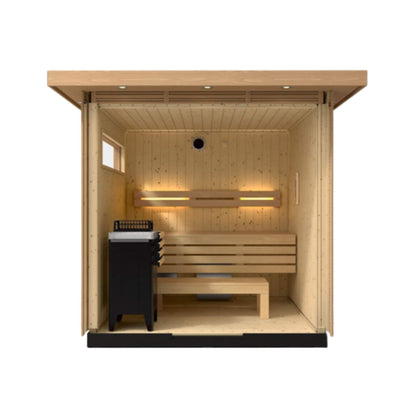 C2 Outdoor Traditional Steam Sauna | 3, 5 Or 6-Person | Douglas Fir Scandinavian Spruce | By Kohler