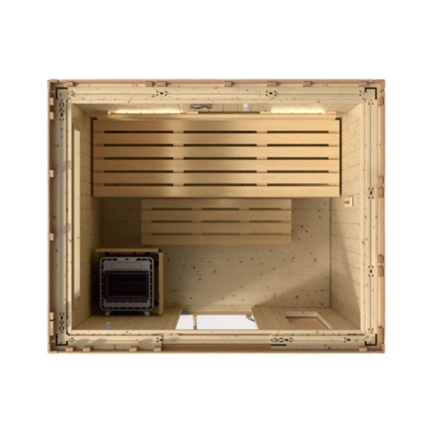 C2 Outdoor Traditional Steam Sauna | 3, 5 Or 6-Person | Douglas Fir Scandinavian Spruce | By Kohler