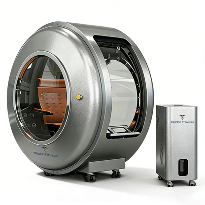 TIME POD 3 | Hard-Shell Hyperbaric Chamber 2.0 ATA | By MedEq Fitness