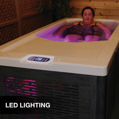 COLD PLUNGE | CSC 1000 Premium | Ozone + Filter System | Dual Cold Therapy + Spa | By Liberty Spas