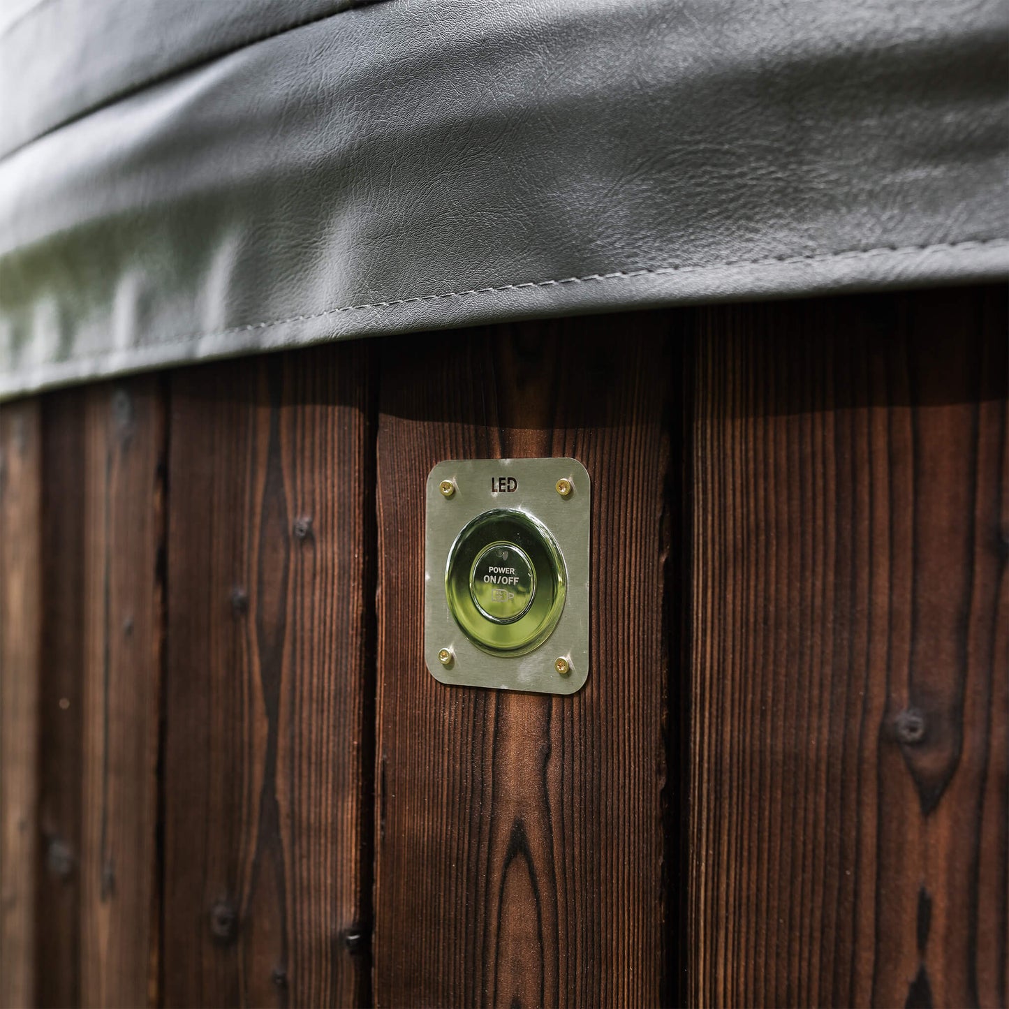 Premium Wood-Fire Hot Tub | 4 Person | ThermoWood® Exterior + Fiberglass Interior | Handcrafted In Lithuania