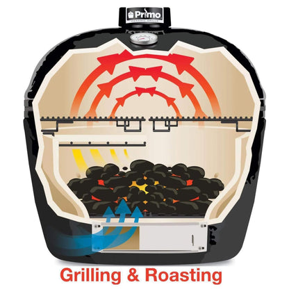 KAMADO PRIMO OVAL 300 | All-In-One Ceramic Grill | By Kokomo Grills