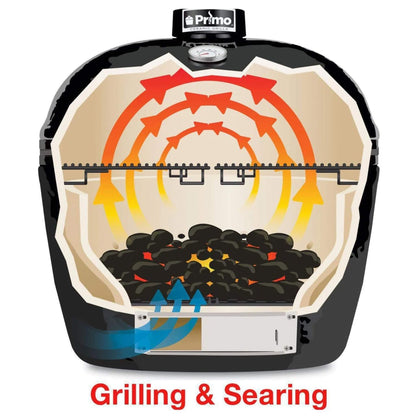 KAMADO PRIMO OVAL 300 | All-In-One Ceramic Grill | By Kokomo Grills