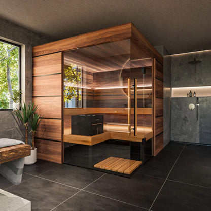 ASTRA 4-Person Indoor Traditional Steam Sauna | By Thermasol