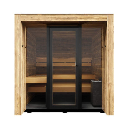 FORTIS 4-Person Outdoor Traditional Steam Sauna | By Thermasol