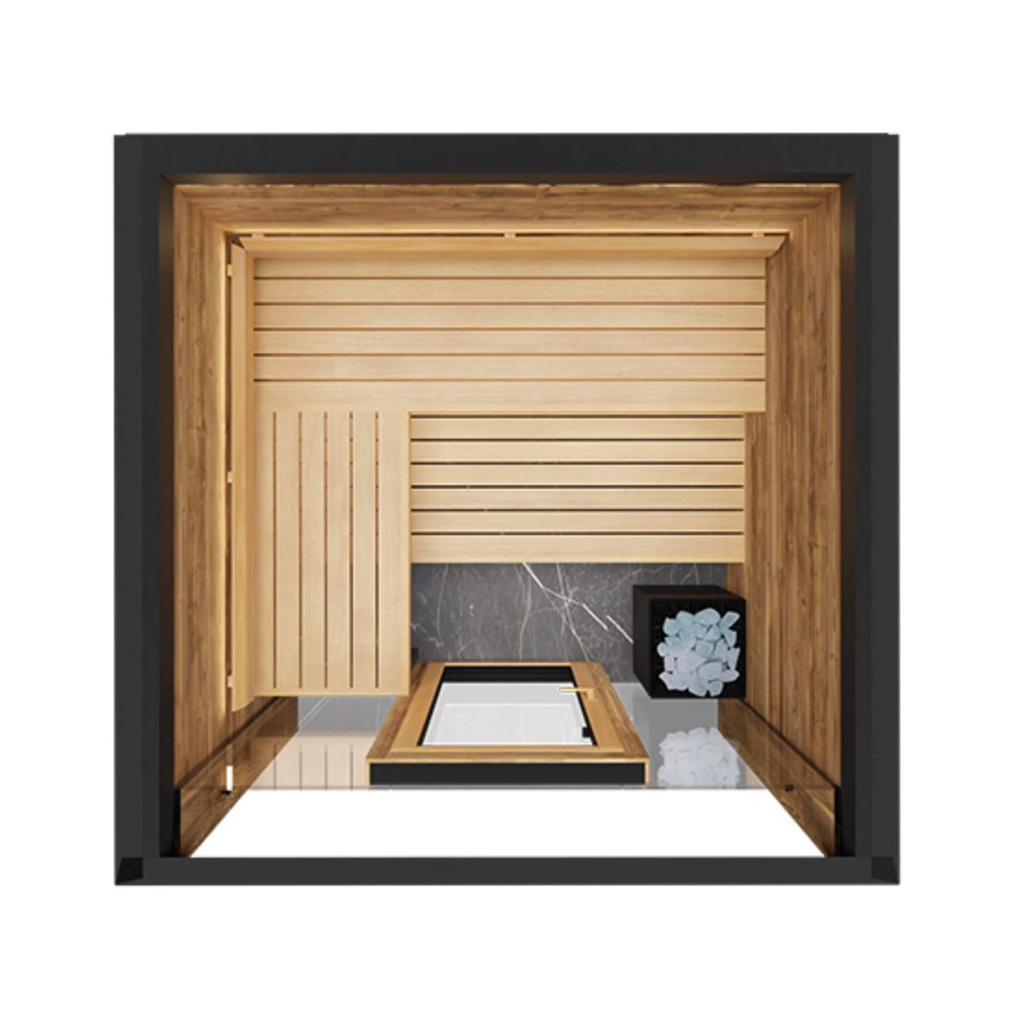 FORTIS 4-Person Outdoor Traditional Steam Sauna | By Thermasol