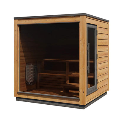 NORDIC DAWN 4-Person Outdoor Traditional Steam Sauna | By Thermasol