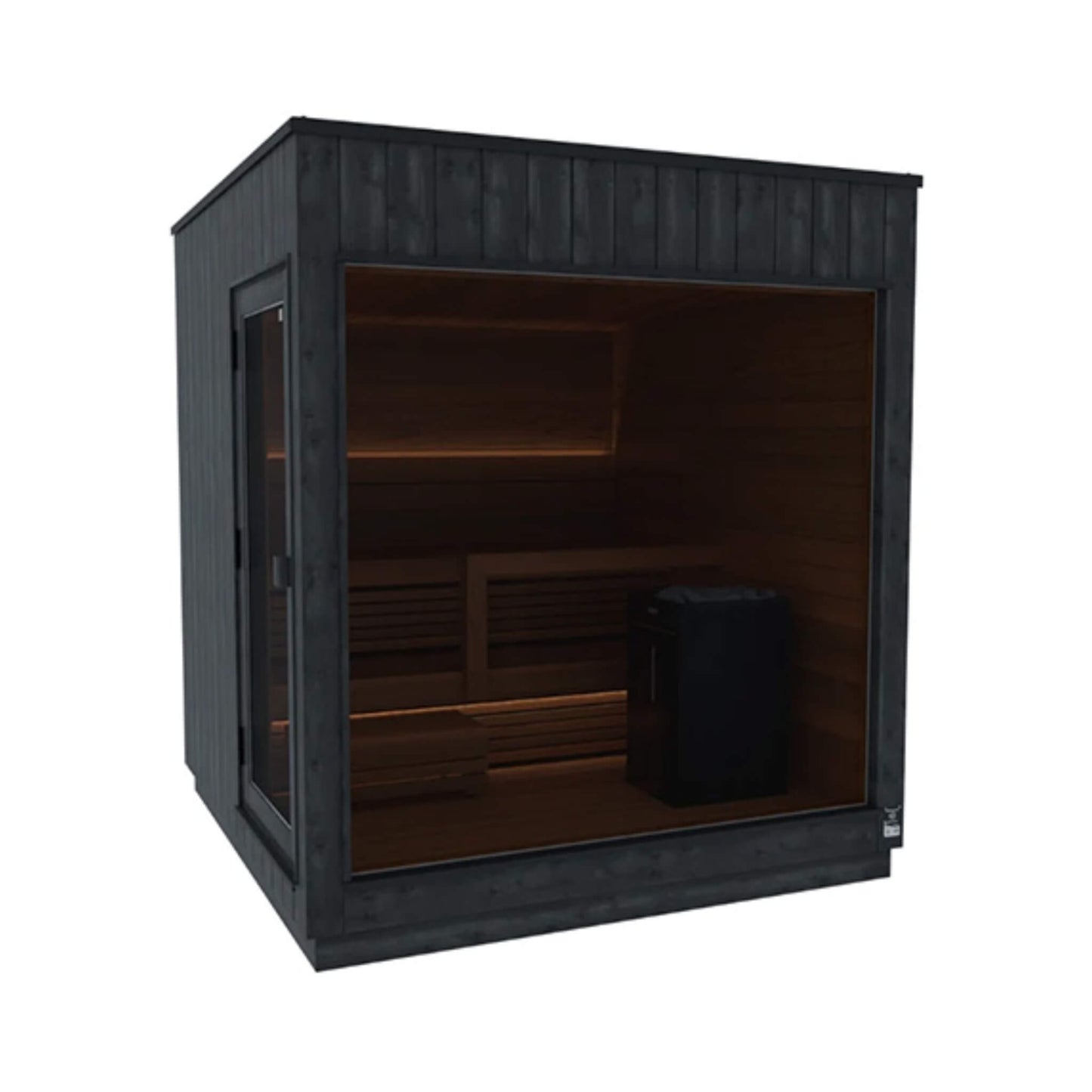 NORDIC MISTY 2-5-Person Outdoor Traditional Steam Sauna | Fully Assembled | By Thermasol