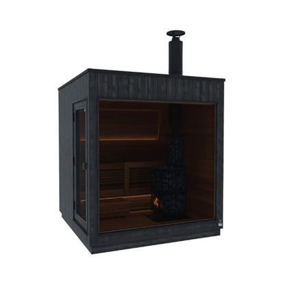 NORDIC MISTY 2-5-Person Outdoor Traditional Steam Sauna | Fully Assembled | By Thermasol